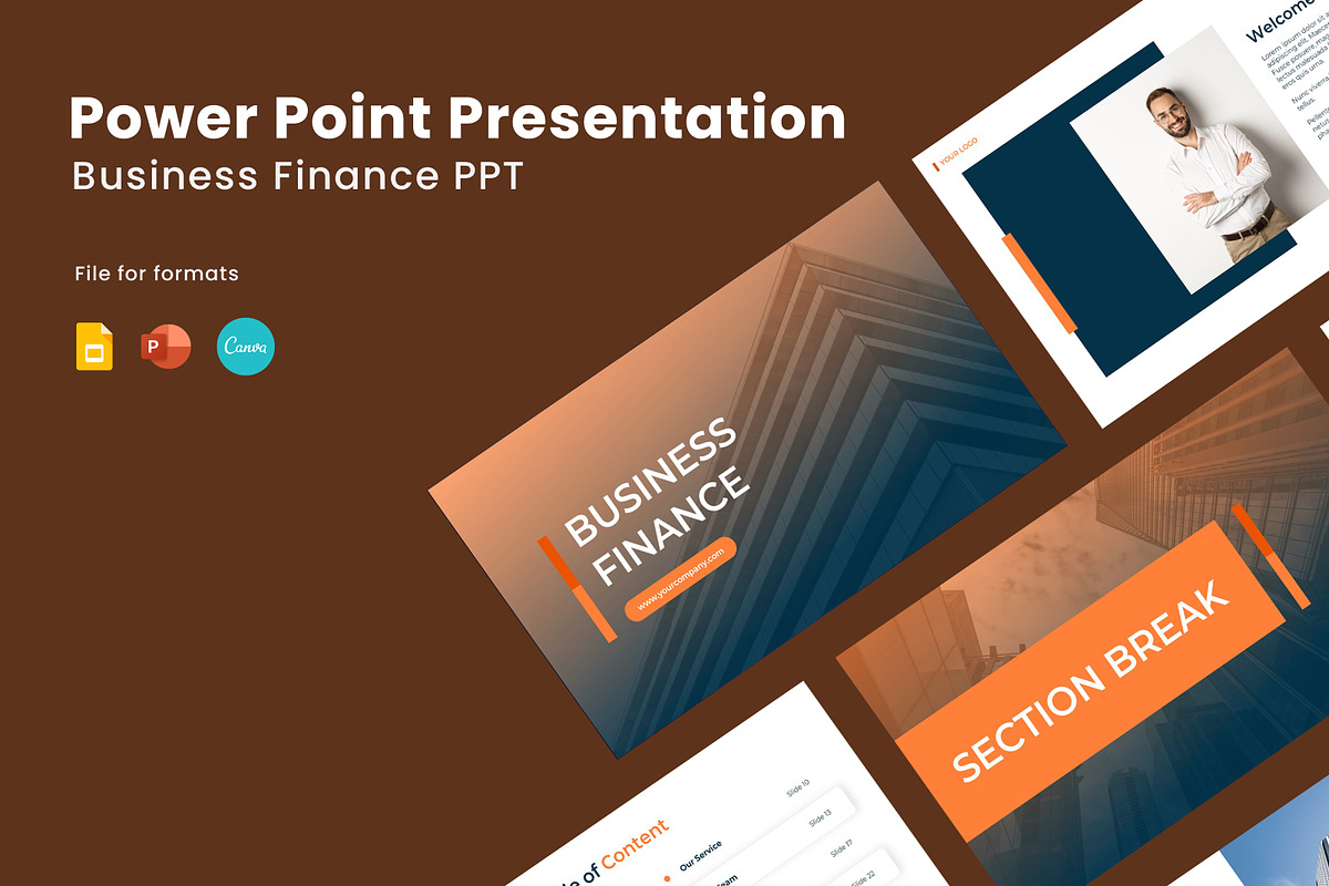 Business finance presentation, a Presentation Template by Recreative (Photo 1 of 6)