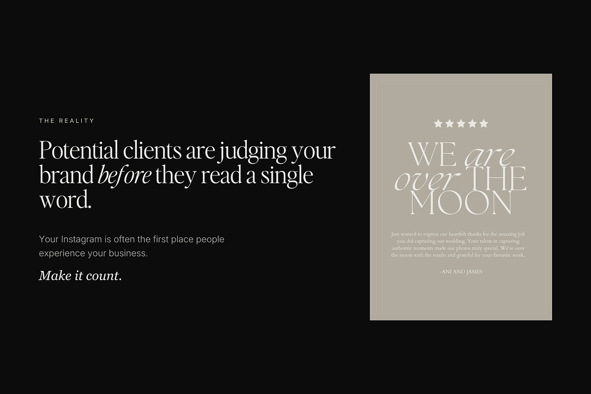 Modern Canva Instagram Templates, a Social Media Template by Adam and Grace (Photo 3 of 22)