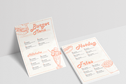 Retro Diner Menu Template I Canva, a Flyer Template by The Social Stuff (Thumbnail 5 of 10)