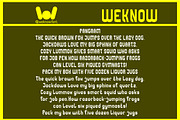 Flashback font, a Font by weknow (Thumbnail 6 of 8)