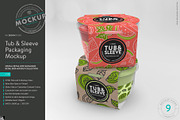 Tub and Sleeve Packaging Mockup, a Packaging Mockup by INCDesign (Thumbnail 1 of 9)