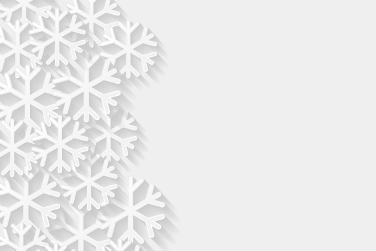 Abstract background with snowflakes