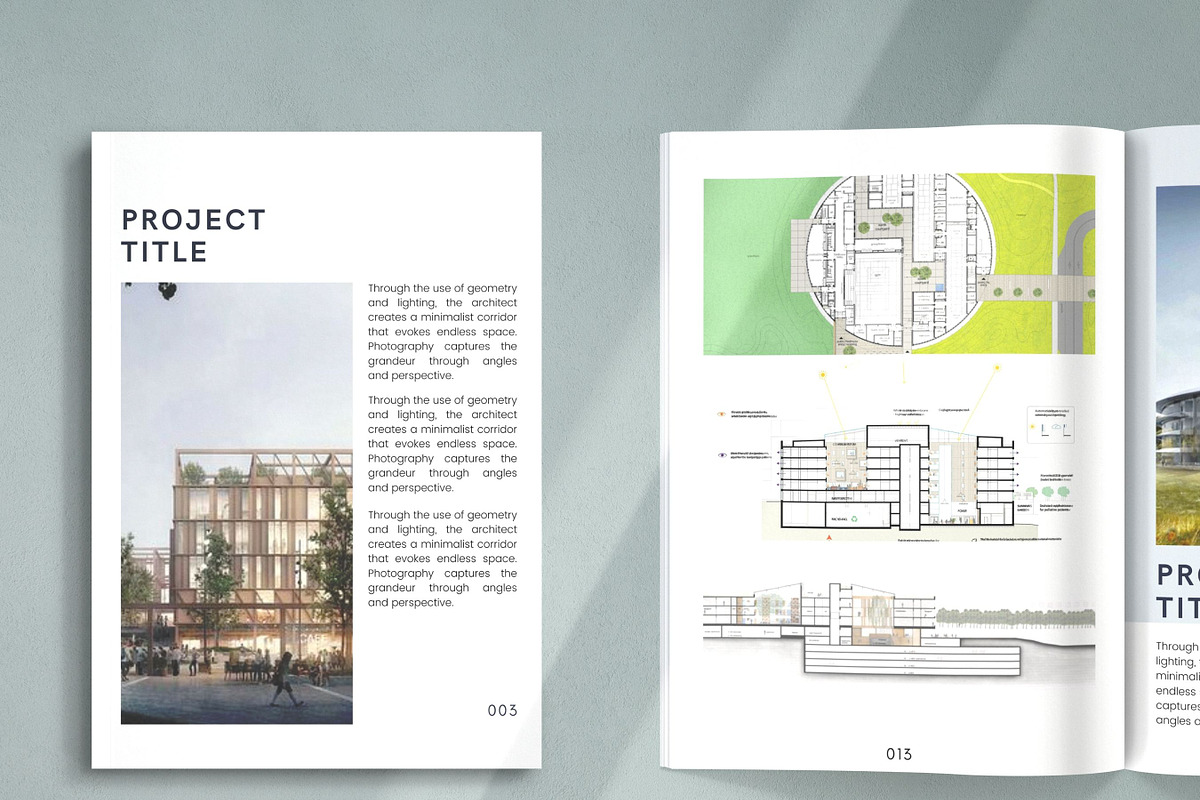 Architecture Portfolio Template, a Presentation Template by Templits (Photo 6 of 10)