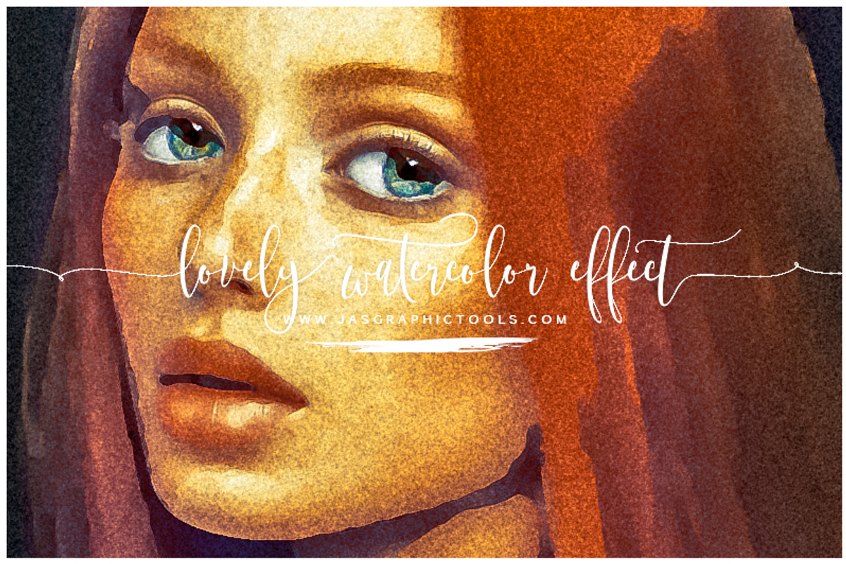 Lovely Watercolor Effect Actions PS, an Action Add-On by ShutterPro (Photo 17 of 71)