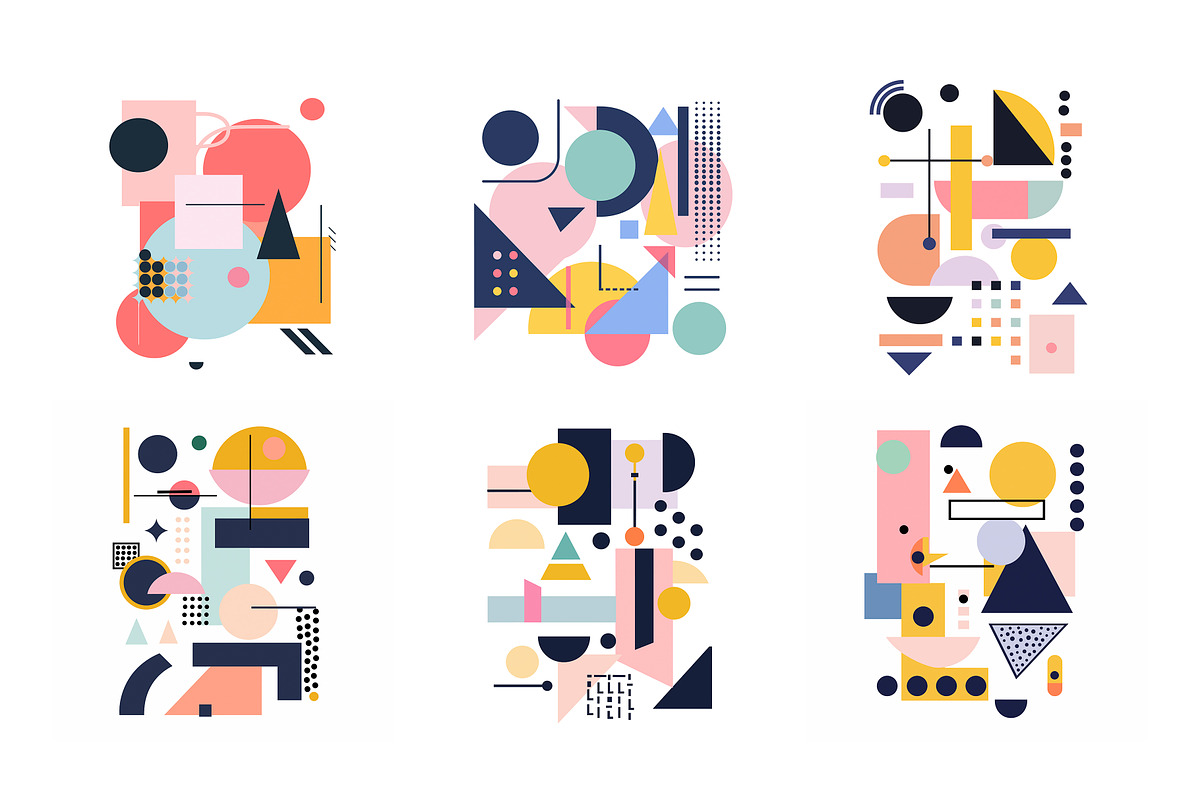 Geometric Shape Abstract Vector, a Background Graphic by Alternate Studio (Photo 2 of 6)
