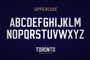 TORONTO DISPLAY FONT