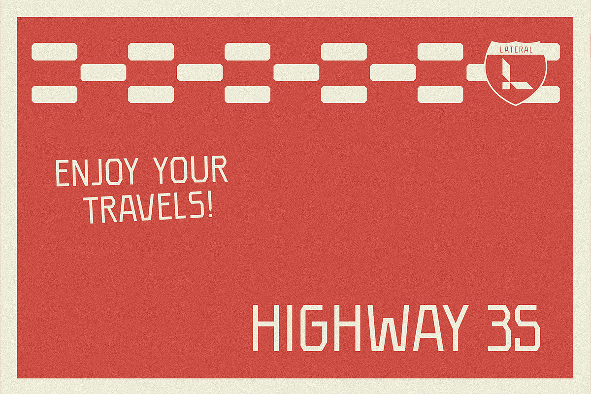 Highway 35 - Retro Font Bundle, a Handwritten Font by Lateral Design (Photo 17 of 17)