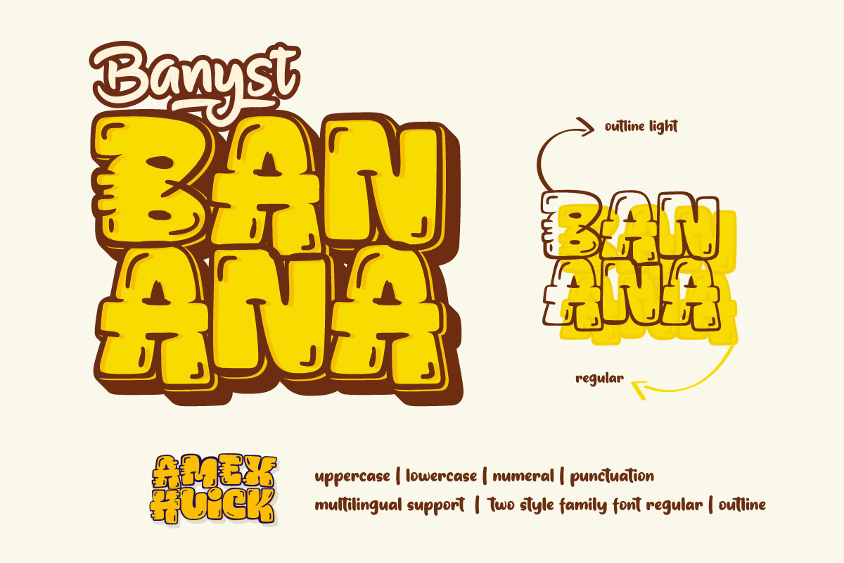 Amex Huick - Display Graffiti Font preview 4
