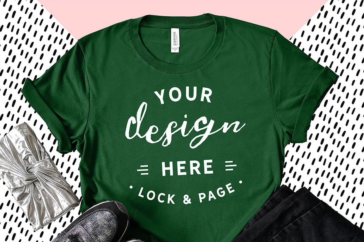 Bella Canvas 3001 Graphic Mockups, a Shirt Mockup by lock and page (Photo 34 of 65)