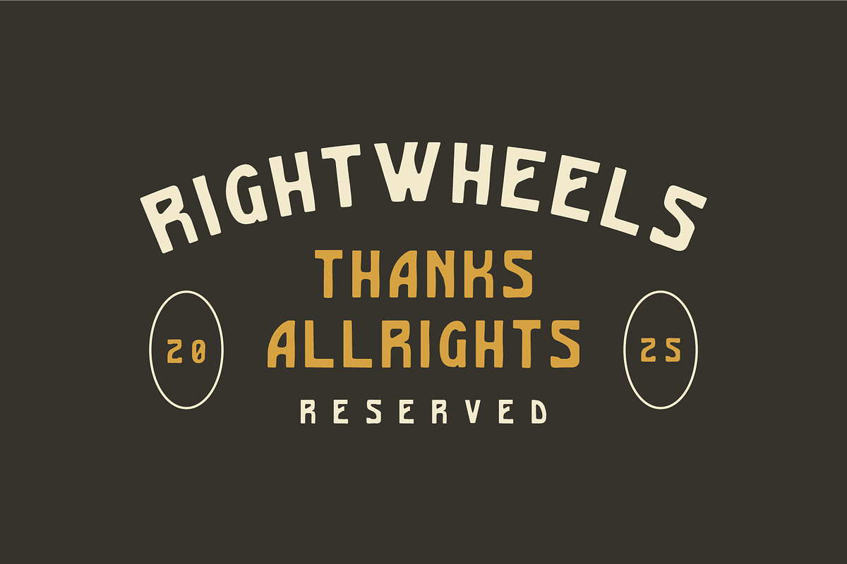 DASPAREDO - Vintage Display Font, a Font by Rightwheels (Photo 9 of 9)