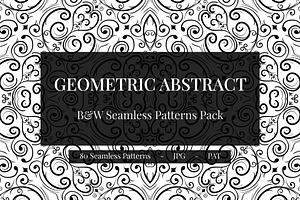 Geometric Abstract Seamless Patterns, a Pattern Graphic by Declipo Patt