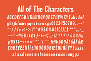 CS Aquba Rippled, a Sans Serif Font by Craft Supply Co. (Thumbnail 8 of 8)