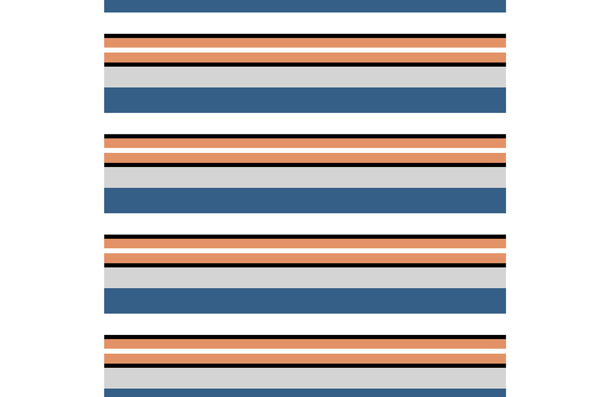 Peach Blue and Grey and Retro 60s, a Pattern Graphic by Sharon Schwalbe (Photo 5 of 5)