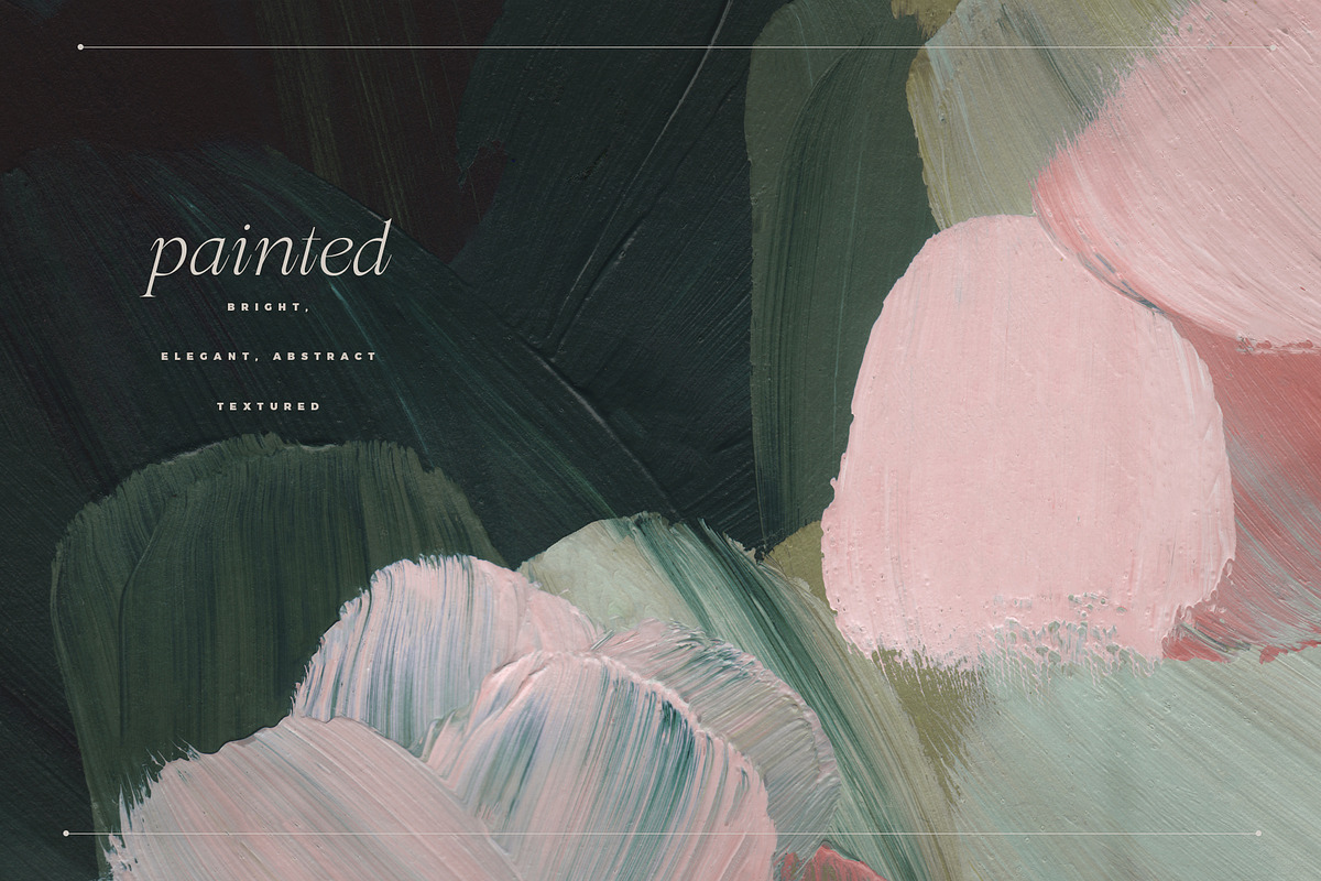 June - Abstract Painted Backgrounds, a Texture Graphic by Basia Stryjecka (Photo 4 of 15)