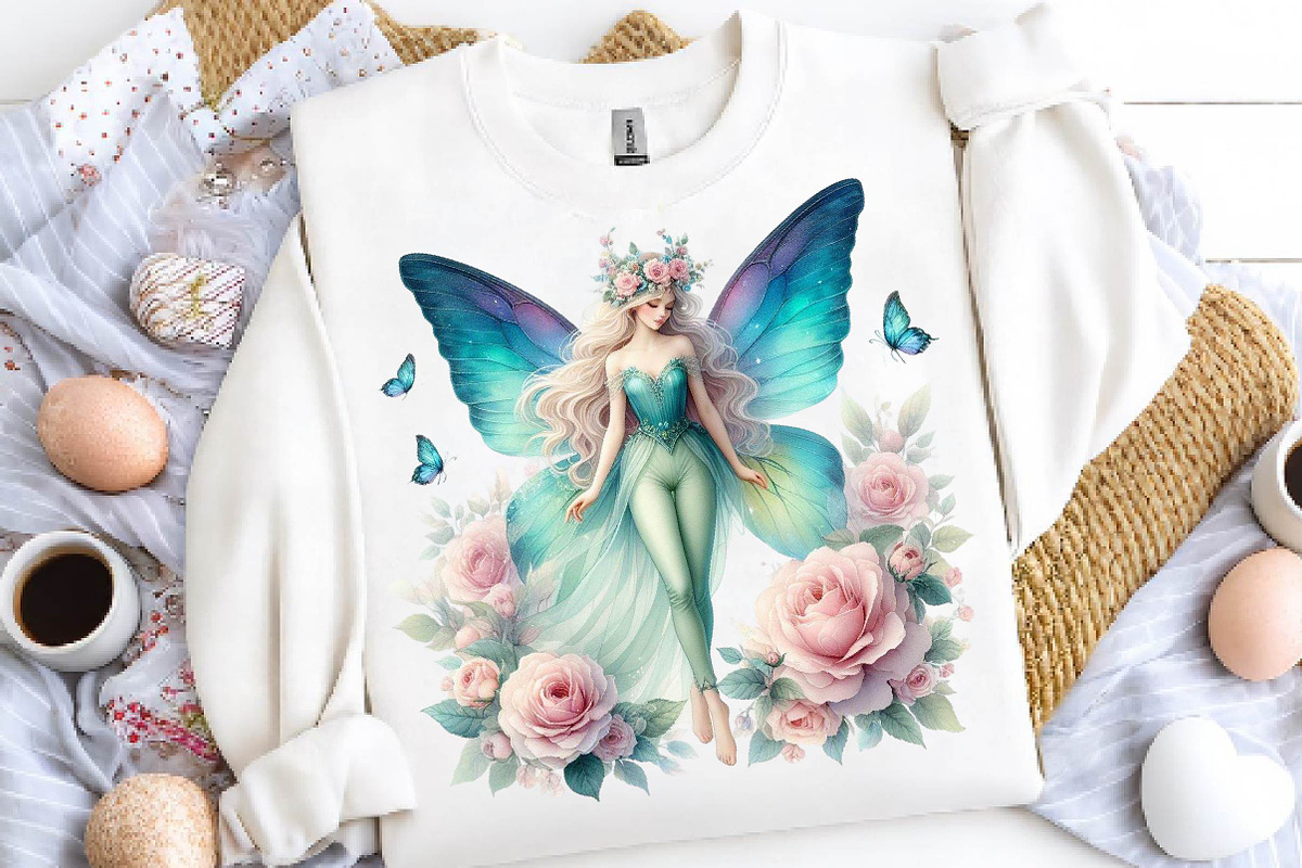 Whimsical Fairy Cliparts, a Seasonal Illustration by CreationArt (Photo 2 of 5)