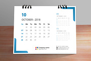 Desk Calendar 2018_V4, a Stationery Template by graphicbox (Thumbnail 6 of 7)