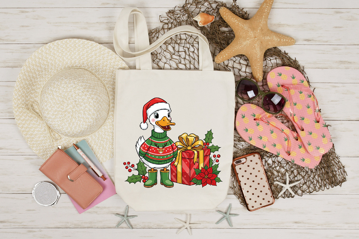 Christmas Silly Goose Floral Boho, an Illustration by Designking (Photo 4 of 4)