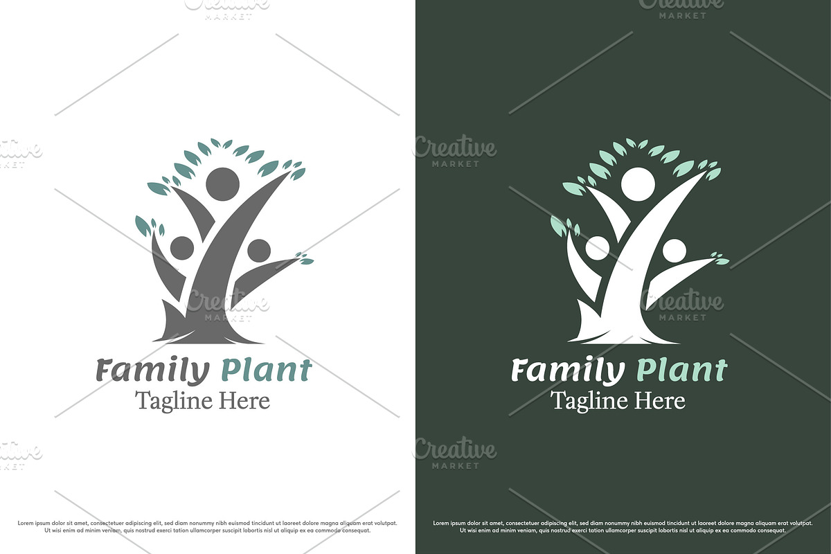 Family Park Logo Design Template, a Branding & Logo Template by Morvana Crew