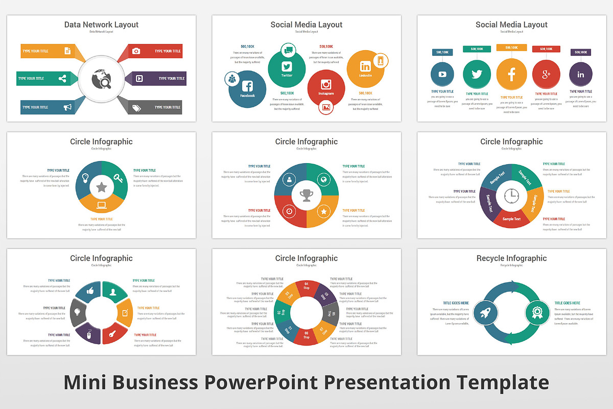 Mini Business PowerPoint Template, a Presentation Template by GraphicStan (Photo 13 of 30)