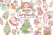 Preppy Coquette Christmas Bundle, a Seasonal Illustration by Huxmay (Thumbnail 1 of 7)