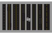 Asphalt roads, highways top view, a Technology Illustration by Vector Tradition (Thumbnail 3 of 3)