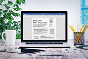 Research fact sheet | Word & Indesig, a Brochure Template by obayes (Thumbnail 3 of 3)