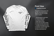 Long Sleeve Tee - Mockup Bundle, a Hoody Mockup by Studio Innate (Thumbnail 3 of 8)