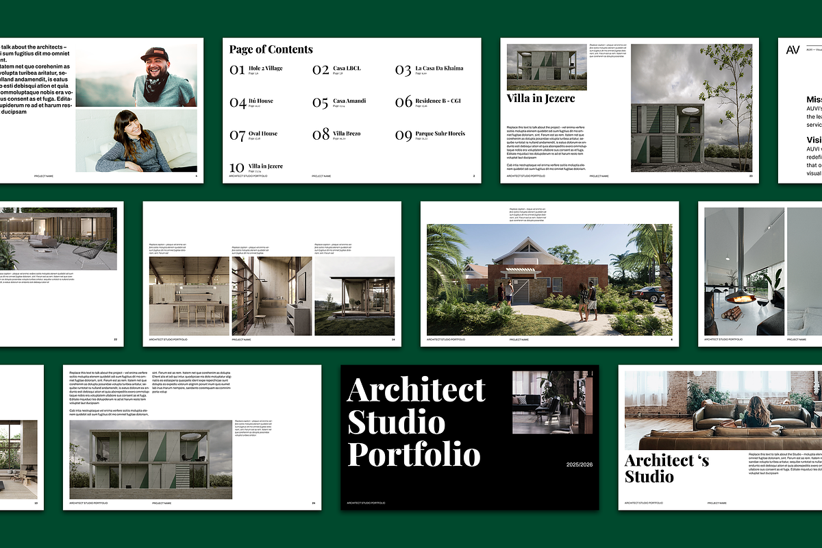 Portfolio Template, a Presentation Template by Typefool's Shop (Photo 3 of 9)