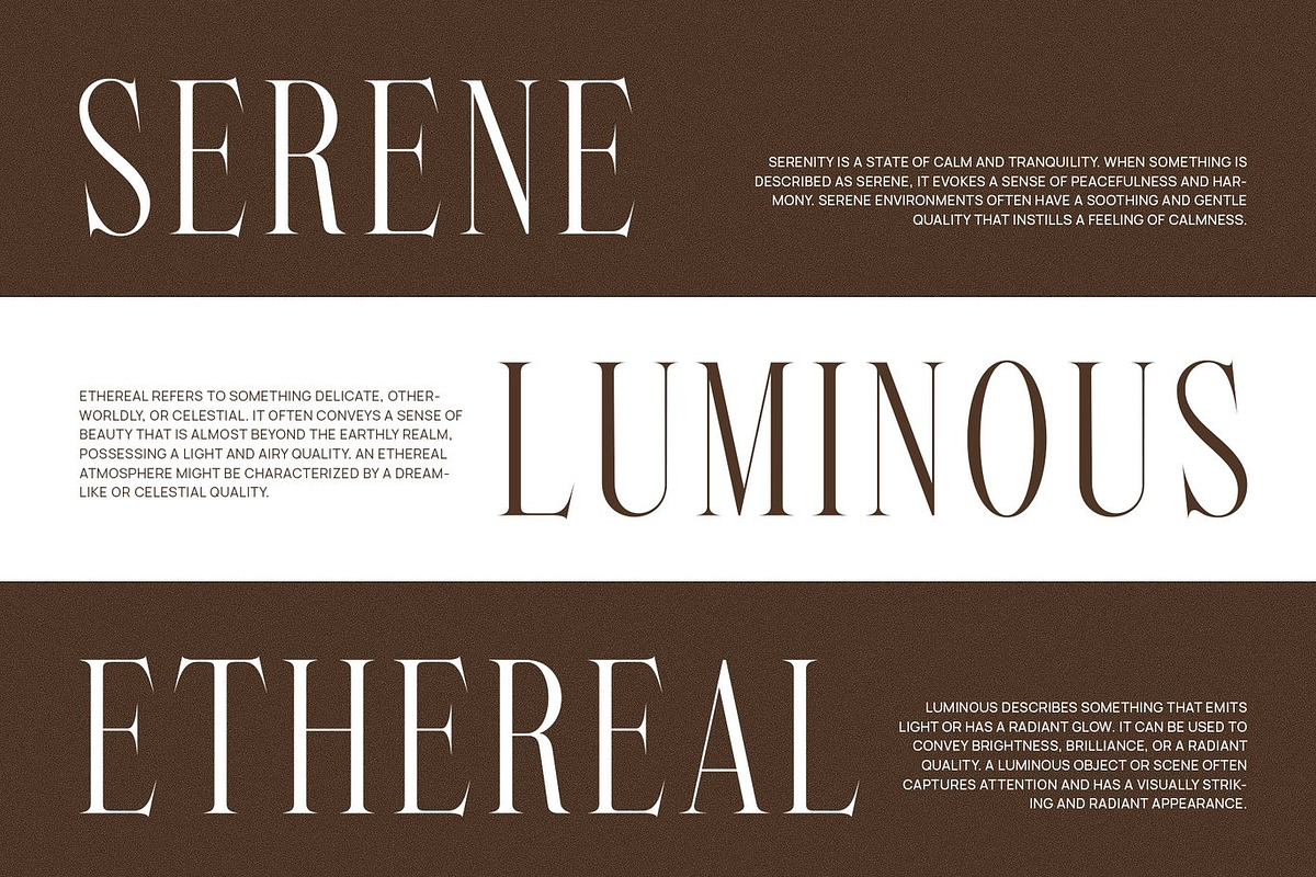 Gate - Modern Serif Font, a Serif Font by Luna Shop (Photo 6 of 6)