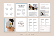 SKY | Canva Self-Care Workbook, a Magazine Template by Erin Cassidy (Thumbnail 4 of 10)