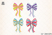 Coquette Bow PNG, an Illustration by Libby Wishes (Thumbnail 1 of 5)