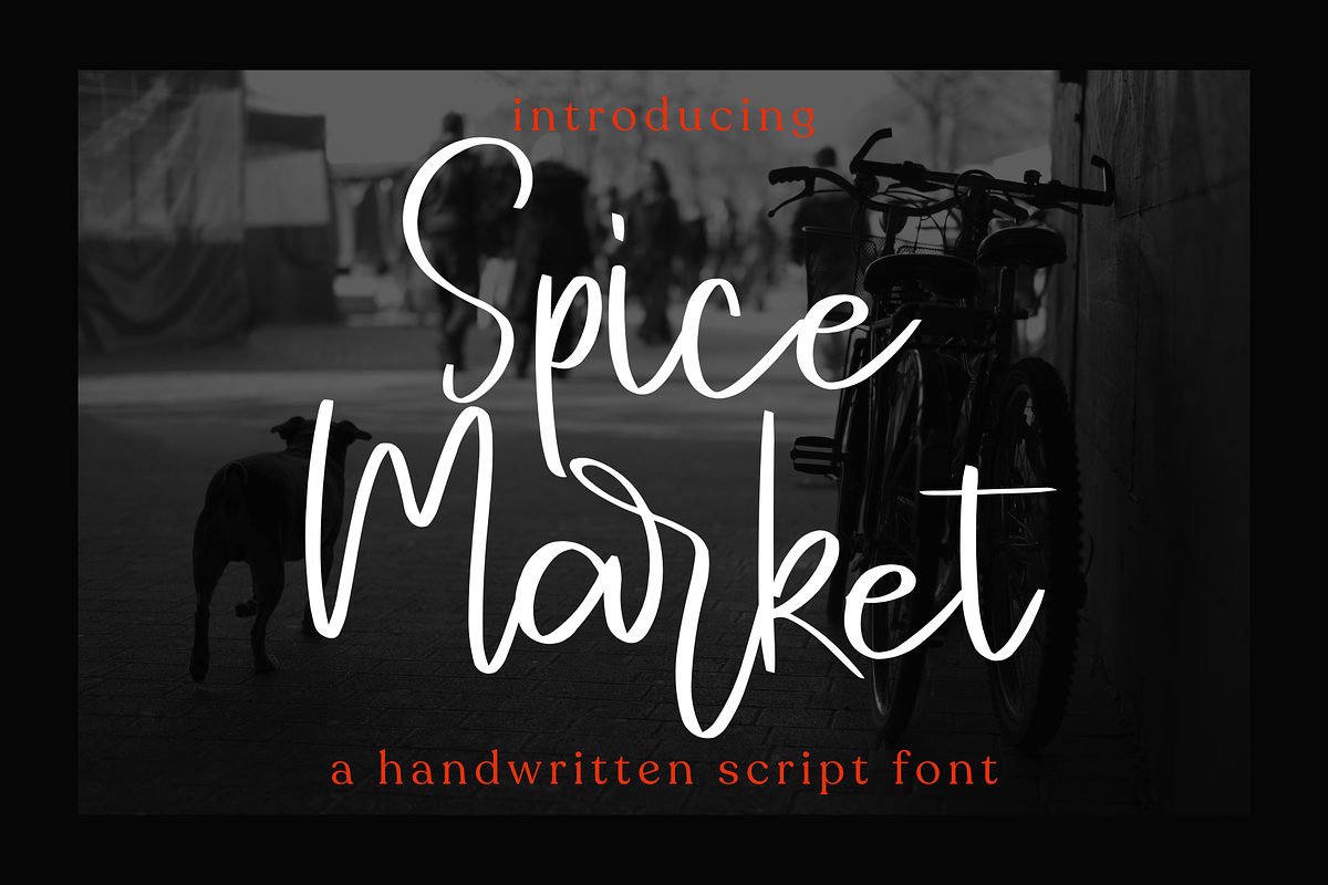 Spice Market, a Handwritten Font by BearyType Studio (Photo 1 of 8)