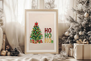 Christmas Tree and Ho Ho Ho PNG, an Illustration by DreamArtGraphic (Thumbnail 4 of 5)