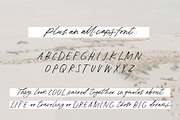 Oakley: a Handmade Marker Script, a Script Font by Margot + Co (Thumbnail 8 of 9)