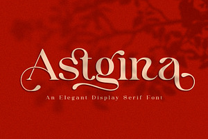 Astgina | An Elegant Display Serif