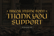Break Inside Display, a Serif Font by Letterhend Studio (Thumbnail 9 of 9)