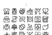 30 Romantic & Love Icon set, an Outline Icon by Just Icon (Thumbnail 3 of 3)