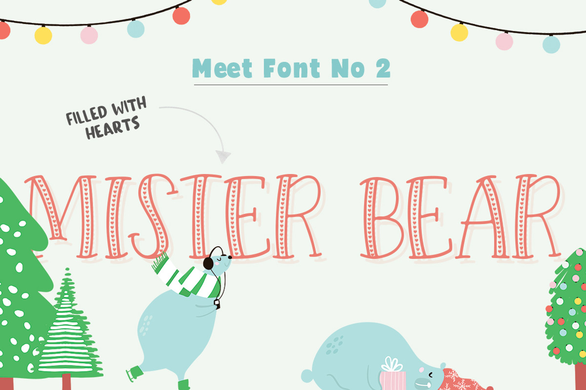 Forest Creatures Font Trio preview 4