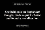 Herald Dongue - Stylish Serif, a Serif Font by Marvadesign (Thumbnail 2 of 12)
