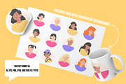 24 Inclusive Flat User Avatars, an Icon by YuskinKot (Thumbnail 4 of 4)
