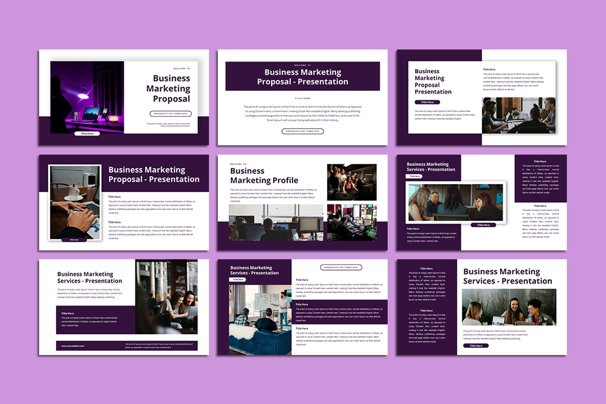 Business Marketing - PowerPoint, a Presentation Template by QR Design Studio (Photo 2 of 3)