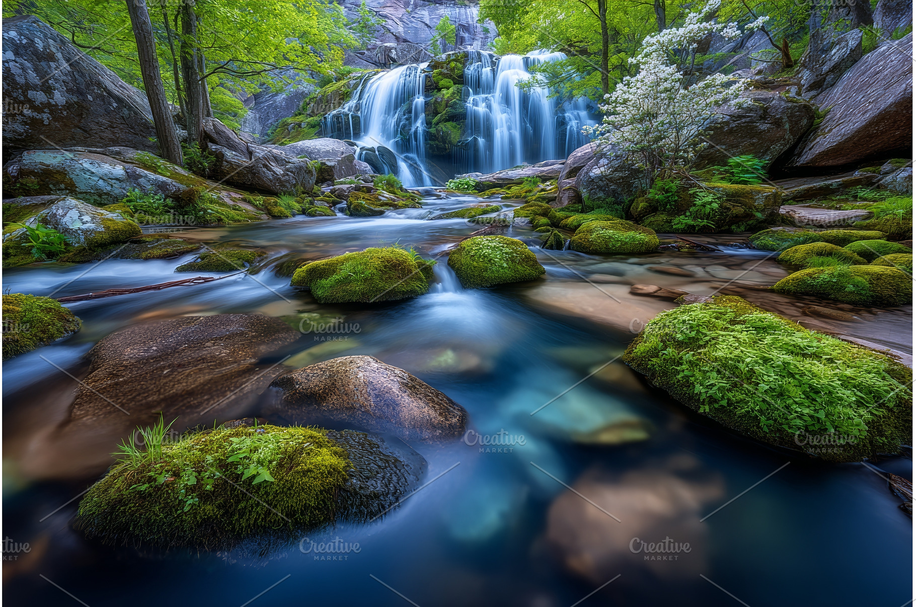Upper Doyles River Falls is located, a Nature Photo by ZinetroN