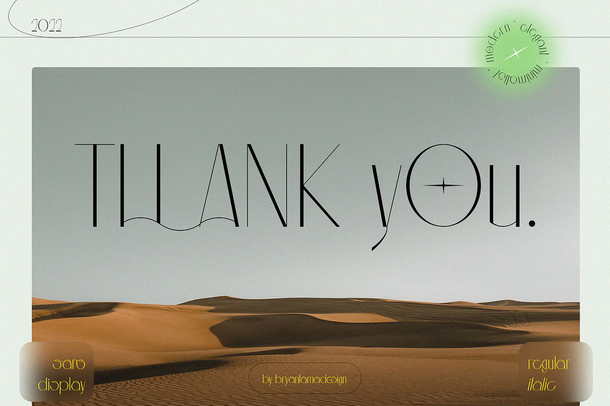 Aouar - Minimalist Font, a Sans Serif Font by StudioinBry (Photo 14 of 14)