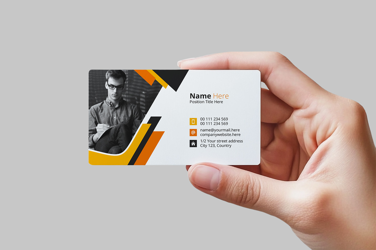 Elegant Modern Business Card Design, a Business Card Template by VectStock (Photo 3 of 4)