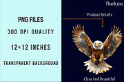 Watercolor Eagles Clipart, an Illustration by SinaCreation (Thumbnail 5 of 5)