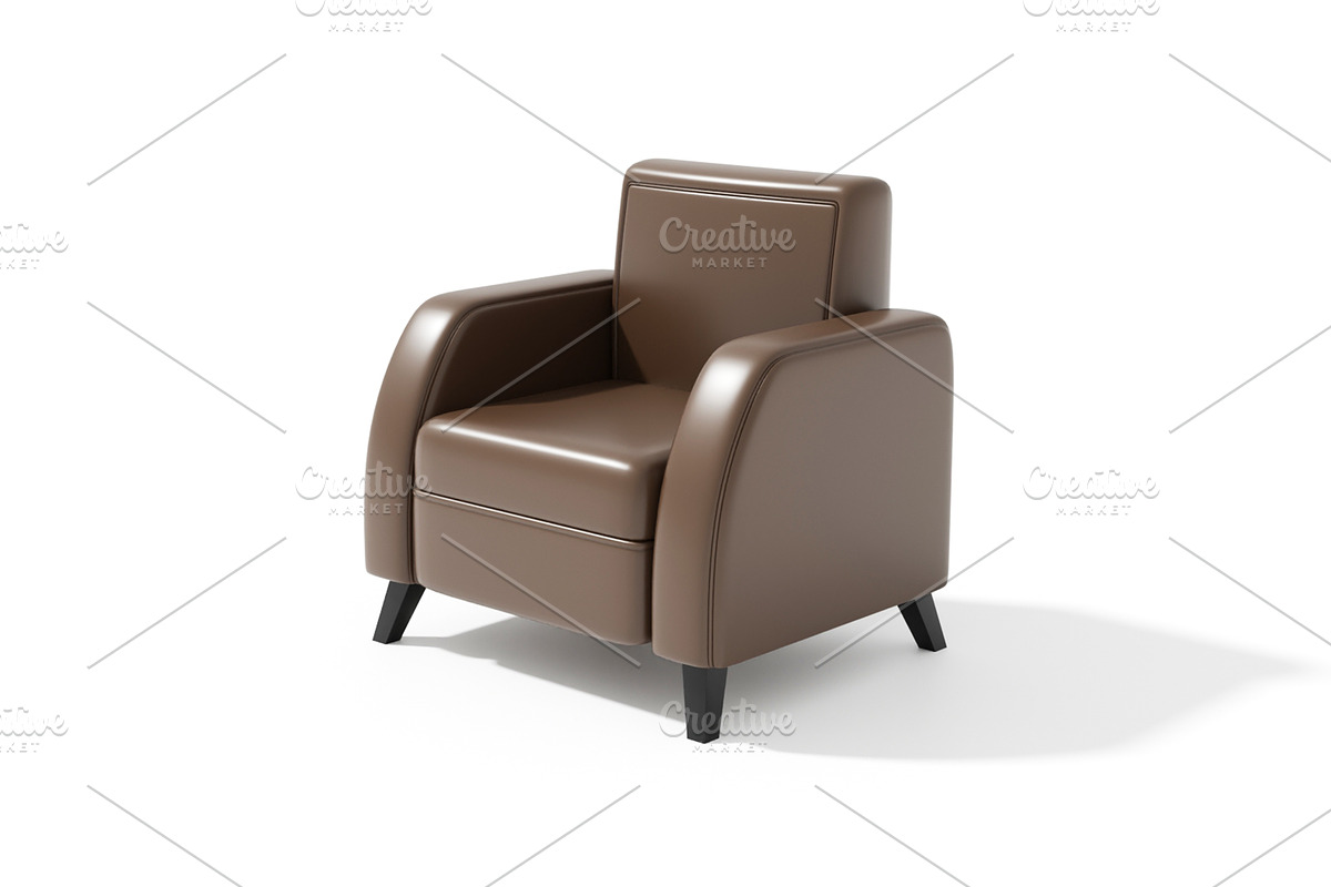 Single Armchair 3D Model, a Furniture 3D Model by mrfauzi (Photo 3 of 12)