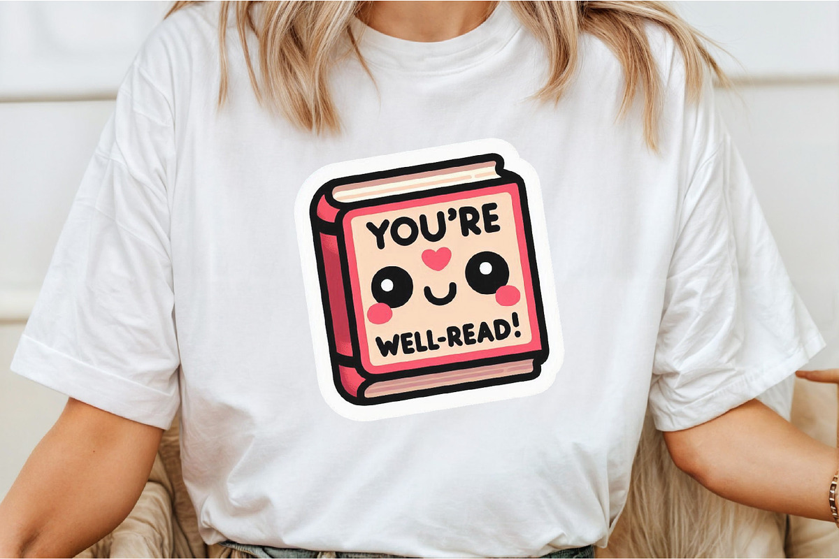 FunnyYoure Well Read Sticker, an Illustration by DreamCafeArt (Photo 3 of 7)