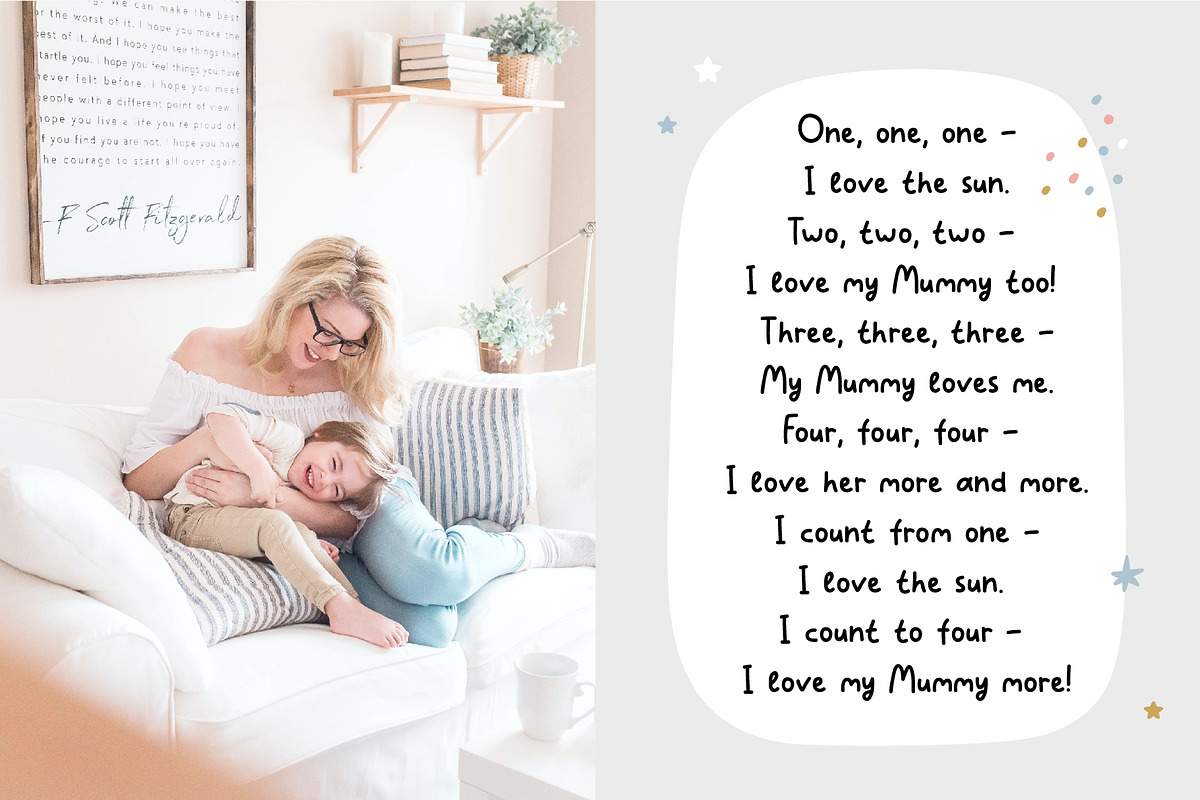 Baby Dreams - Kids font, a Handwritten Font by JuliyArt (Photo 4 of 12)