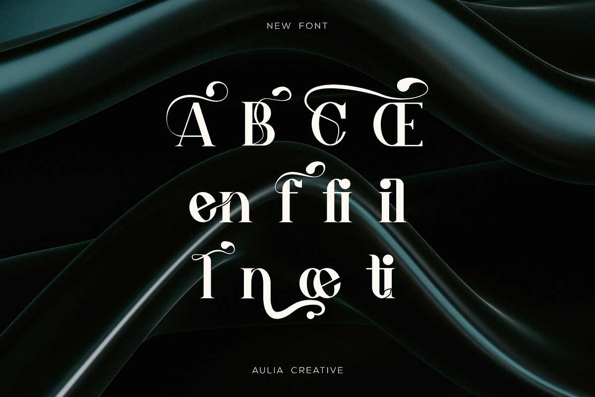 Atien, a Serif Font by Auliacreative (Photo 4 of 9)