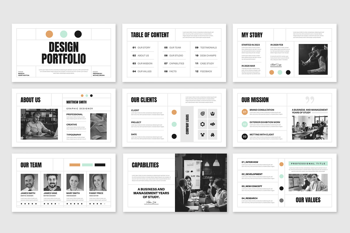 Portfolio PowerPoint Presentation